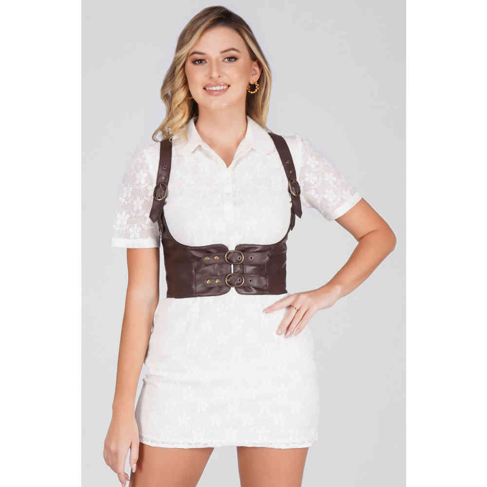 Attitude Corsets - Cyndi Corset Belt - Brown Product image